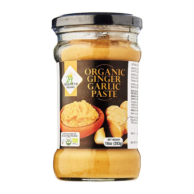 24 Mantra Organic Ginger Garlic Paste 10oz - Paste | Desimart