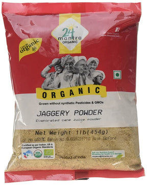 24 Mantra Organic Jaggery Powder 1lbs - Grocery | Desimart