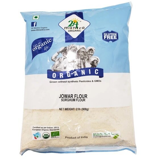 24 Mantra Organic Jowar Flour - Atta | Desimart