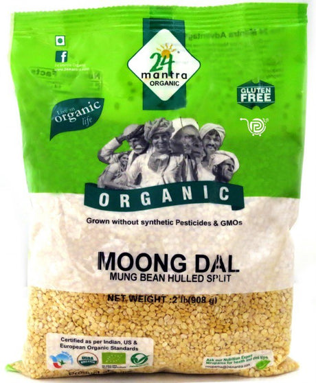 24 Mantra Organic Moong Dal - Dals & Beans | Desimart