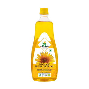 24 Mantra Organic Sunflower Oil 1 Ltr - Ghee & Oil | Desimart