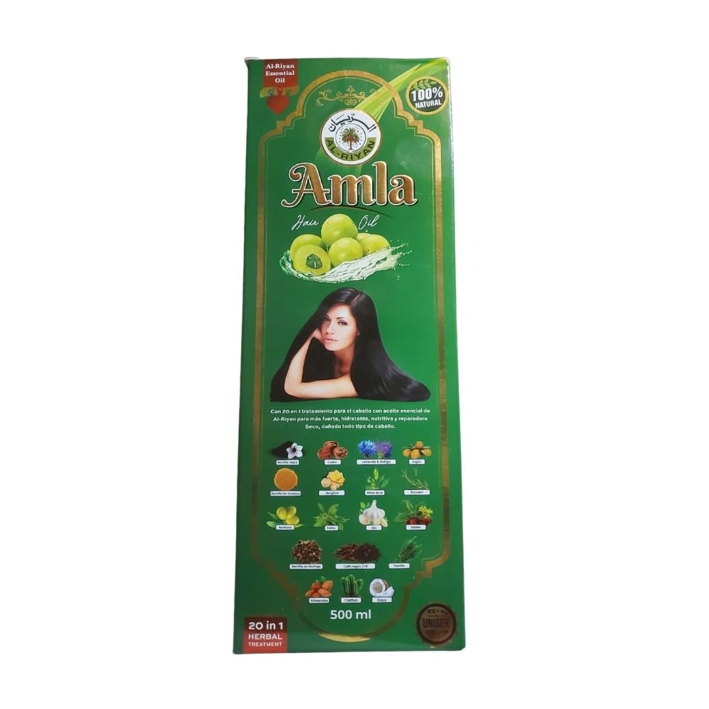 Al Riyan Amla Hair Oil With 20 Herbs 500ml - Hair Oil | Desimart