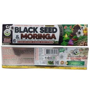 Alriyan Black Seed And Moringa Mix Toothpaste Vegan Fluoride Free 7.5oz - Oral care | Desimart
