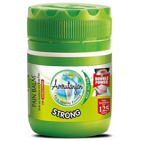 Amrutanjan Strong Pain Balm For Headache Green 45g - Pain Balm | Desimart