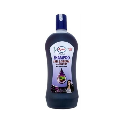Ayur Amla Shikakai Shampoo With Reetha 500ml - Hair Care | Desimart
