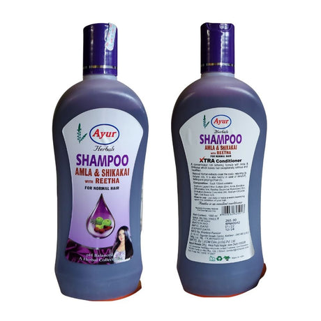 Ayur Shampoo With Amla Shikakai And Reetha 1000ml - Shampoo | Desimart
