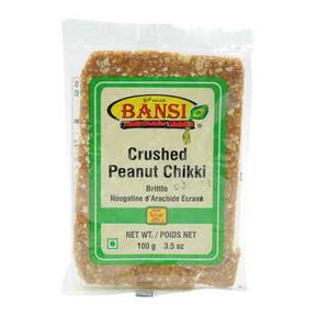 Bansi Crushed Peanut Chikki Bar 100g - Ready to eat | Desimart