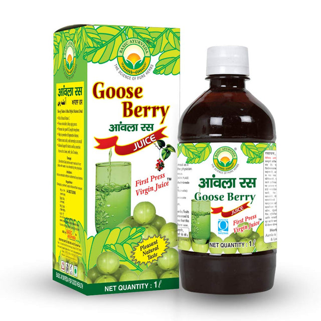 Basic Ayurveda Amla (Goose Berry) Herbal Juice 960ml - Juice | Desimart