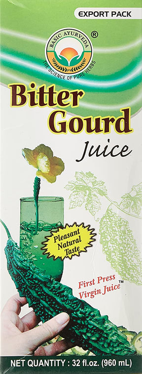 Basic Ayurveda Karela (Bitter Gourd) Herbal Juice 960ml - Juice | Desimart