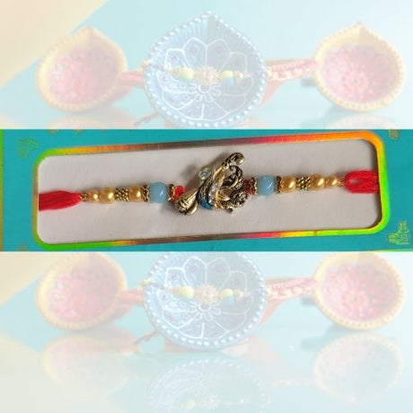 Beautiful Handcrafted Rakhi For Your Lovely Brother Thread (Pack of 3) - Rakhi | Desimart