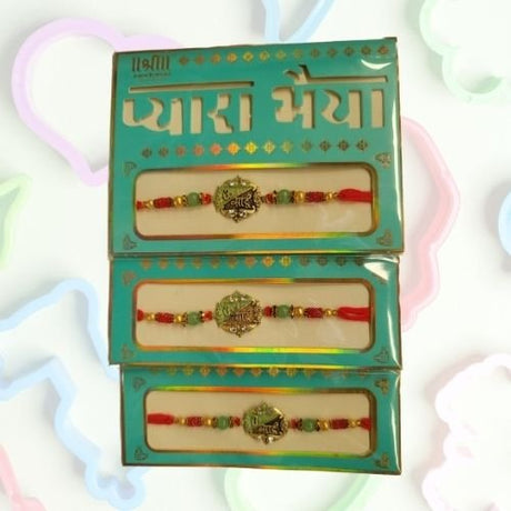 Beautiful Oom Sai Handcrafted Rakhi For The Occasion (Pack of 3)