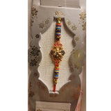 Rakhi With Multicolour Thread Handcrafted (3 Pieces)