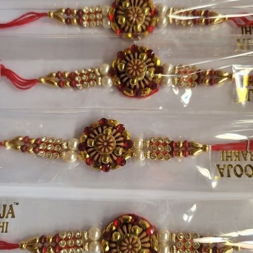 Beautiful Round Rakhi With Extra Comfort 3 Rakhis