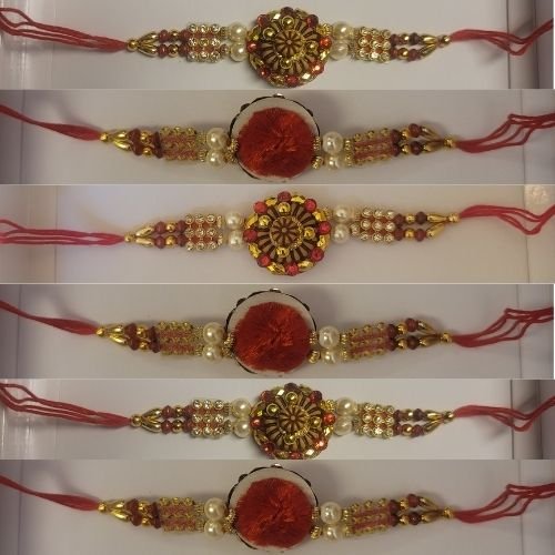 Beautiful Round Rakhi With Extra Comfort 3 Rakhis - Rakhi | Desimart