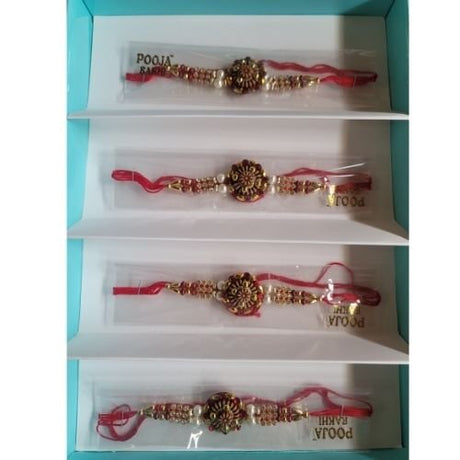 Beautiful Round Rakhi With Extra Comfort 3 Rakhis