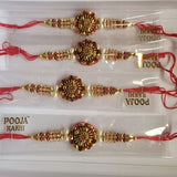 Beautiful Round Rakhi With Extra Comfort 3 Rakhis