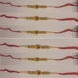 Beautifully Crafted Hand made Rakhi With OOM (3 Pieces) - Rakhi | Desimart