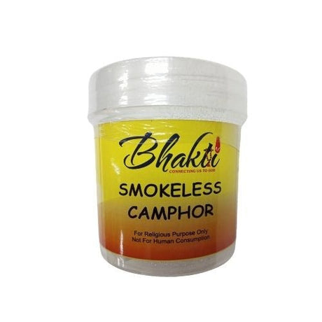 Bhakti Smokeless Camphor 50g (1.75oz) - Incense & Dhoop | Desimart