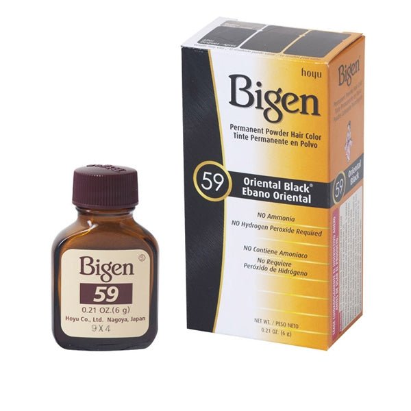 Bigen Oriental Black 59 Powder Hair Colour 6g Each (Pack Of 3)