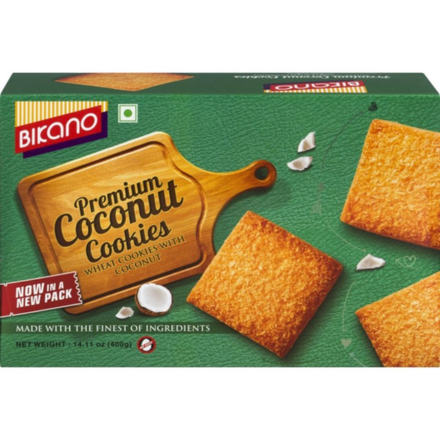 Bikano Premium Coconut Cookies 14.10 OZ (400 Grams) - Cookies & snacks | Desimart