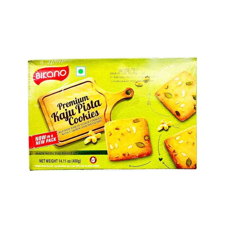 Bikano Premium Kaju Pista Cookies 14.11 OZ (400 Grams) - Cookies & snacks | Desimart