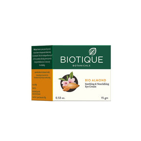 Biotique Advanced Ayurveda Bio Almond Eye Cream 15g - Face Care | Desimart