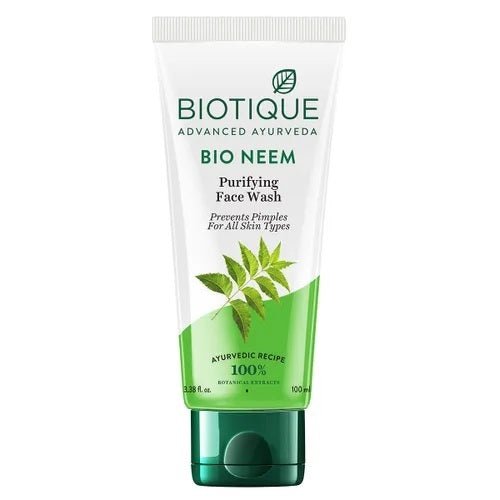 Biotique Bio Neem Purifying Face Wash 100ml - Face Care | Desimart