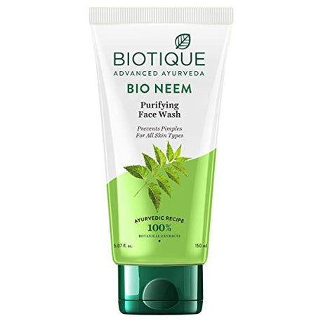 Biotique Bio Neem Purifying Face Wash 100ml - Singh Cart