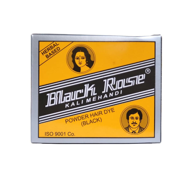 Black Rose Kali Mehandi Powder Hair Dye Old Pack 50g - Mehandi | Desimart