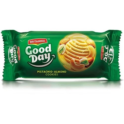 Britannia Good Day Rich Pista Badam Cookies 75g - Cookies & snacks | Desimart