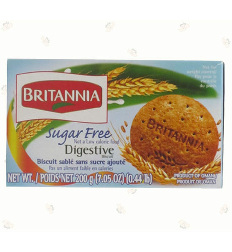 Britannia Sugar Free Digestive Biscuit 200g - Cookies & snacks | Desimart