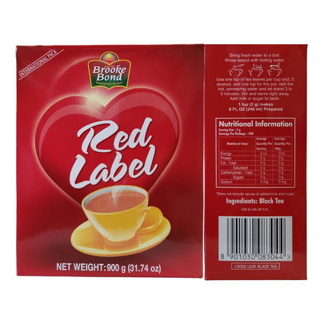 Brooke Bond Red Lable Tea Loose Leaf Black Tea 900g (31.75oz) - Tea & Coffee | Desimart