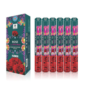 Chakra Rose Incense Sticks 120 Sticks - Incense & Dhoop | Desimart
