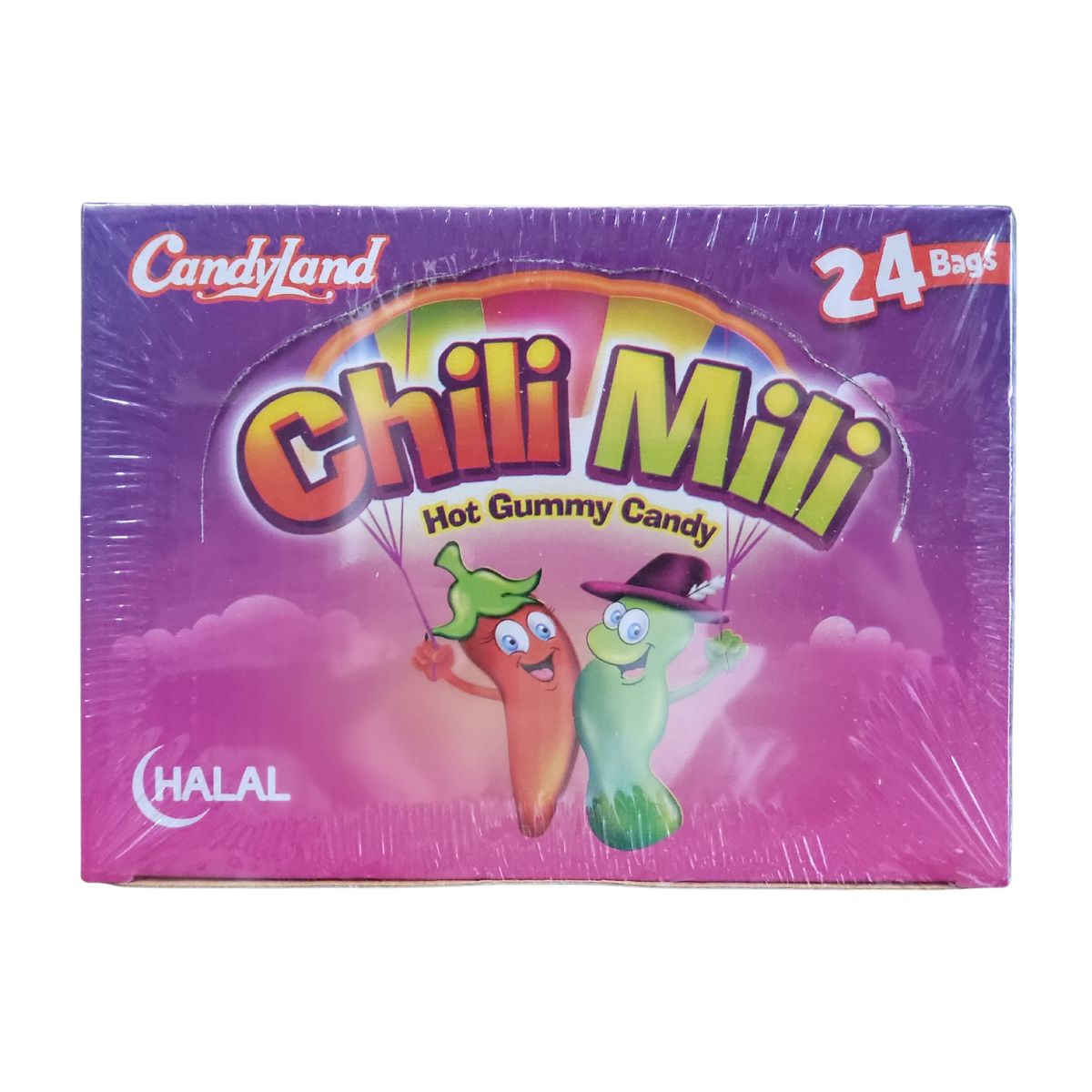 Chili Mili Hot Gummy Candy Halal 24bags - Candy | Desimart