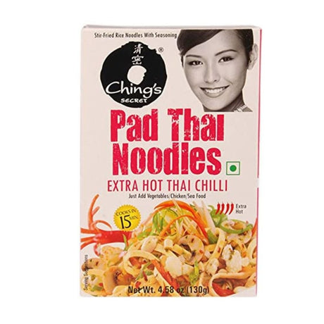 Chings Extra Hot Thai Chilli Pad Thai Noodles 130g (Pack of 2) - Desimart