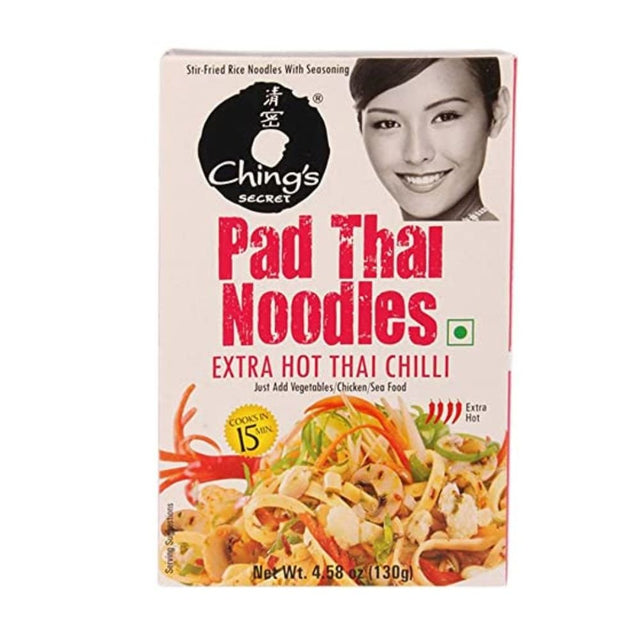 Chings Extra Hot Thai Chilli Pad Thai Noodles 130g (Pack of 2) - Desimart