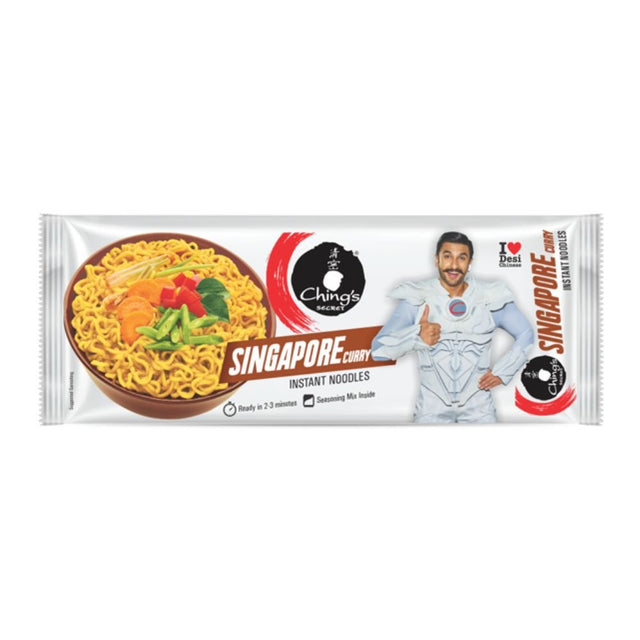 Chings Singapore Curry Instant Noodles 240g (Pack of 3) - Noodles | Desimart