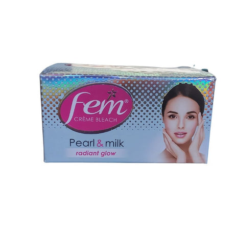 Dabur Fem Pearl And Milk Bleach Cream Radiant Glow 64g - cosmetic | Desimart