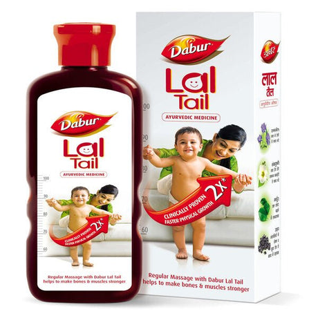 Dabur Lal Tail (oil) Ayurvedic Kids Massage Oil 200ml - Baby Oil | Desimart