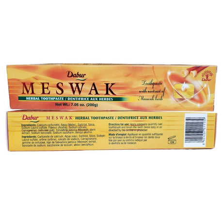 Dabur Meswak Toothpaste With Pure Extract Of Miswak 200g - Oral care | Desimart