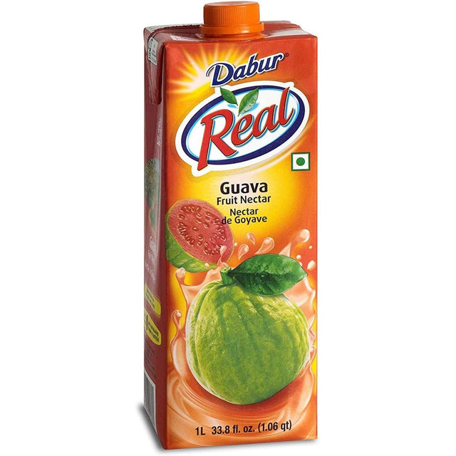 Dabur Real Guava Nectar Juice 1 Ltr - Juices | Desimart