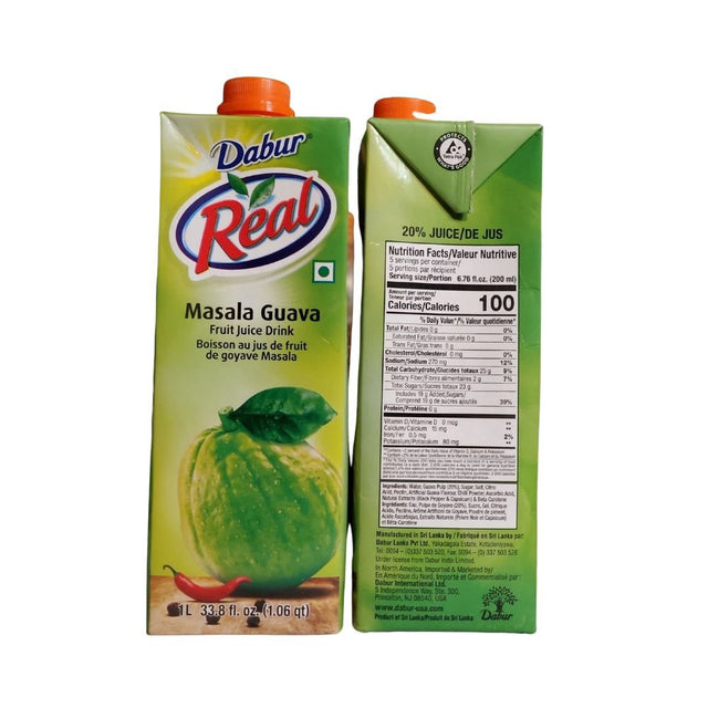 Dabur Real Masala Guava Fruit Juice Drink 1L - Juice | Desimart