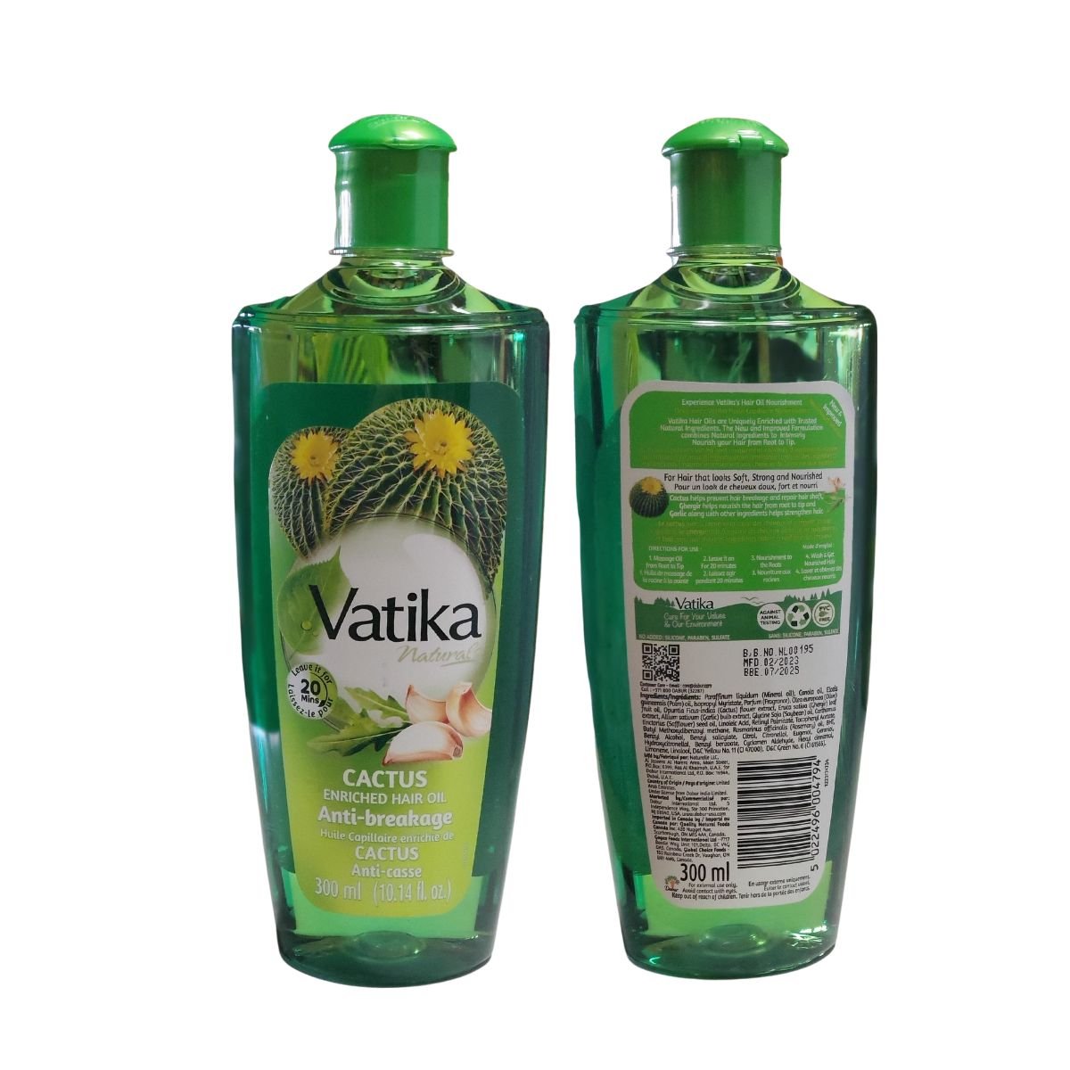 Dabur Vatika Cactus Enriched Hair Oil 300ml - Hair Oil | Desimart
