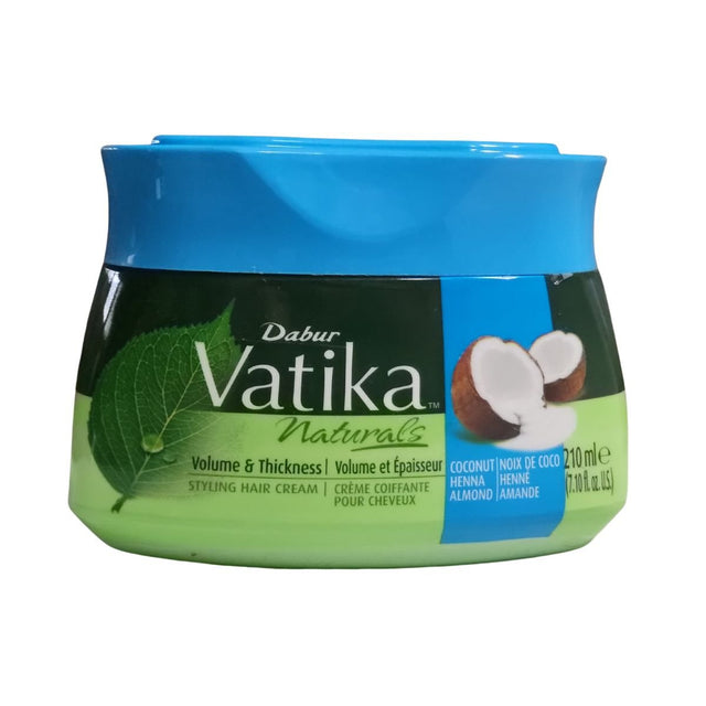 Dabur Vatika Coconut Hair Cream Volume & Thickness 210ml - Hair Care | Desimart
