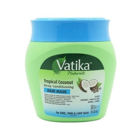 Dabur Vatika Tropical Coconut Deep Conditioning Hair Mask 500gm - Hair Care | Desimart