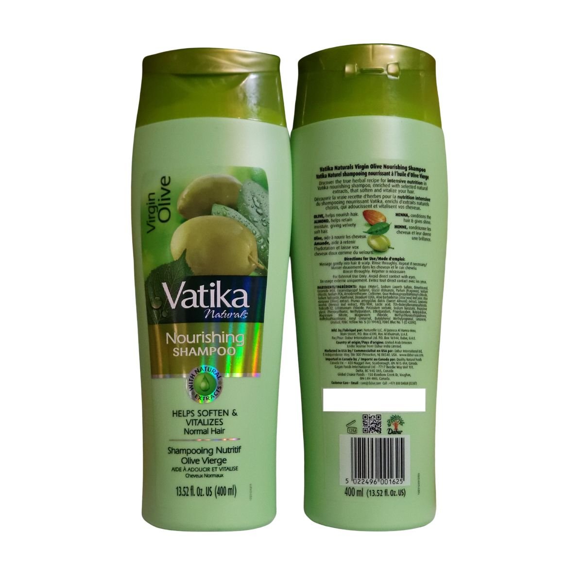 Dabur Vatika Virgin Olive Nourishing Shampoo 400ml - Hair Care | Desimart