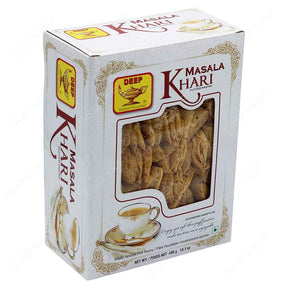 Deep Masala Khari Puffed Pastry 14 OZ (400 Grams) - Namkeen & Savoury Snacks | Desimart