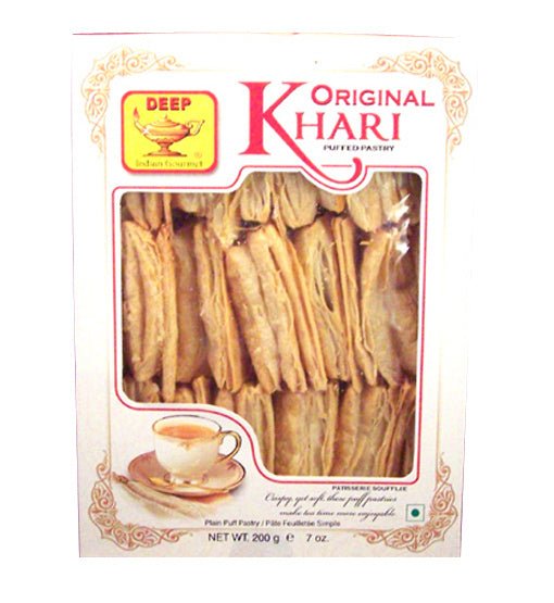 Deep Original Khari Puffed Pastry 7 OZ (200 Grams) - Namkeen & Savoury Snacks | Desimart