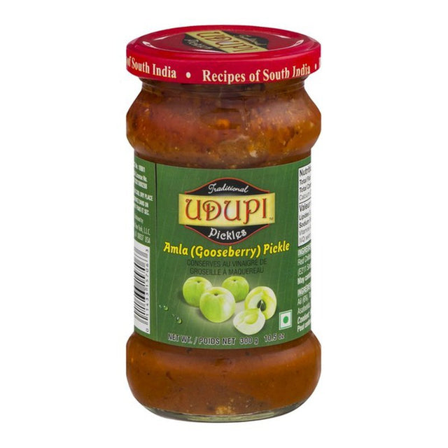 Deep Udupi Traditional Pickles Amla (Gooseberry) 10.5 oz - Pickles & Chutney | Desimart