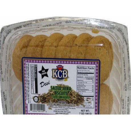 Desi Salted Jeera Biscuits Salted Cumin 198 Grams (7 OZ) - Cookies & snacks | Desimart